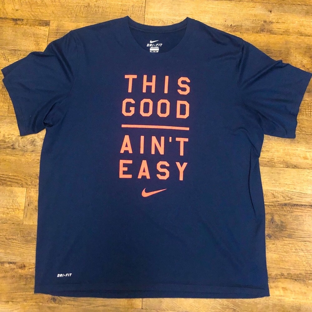 Nike dri-fit basketball t-shirt “THIS FAME AINT EASY” xxl